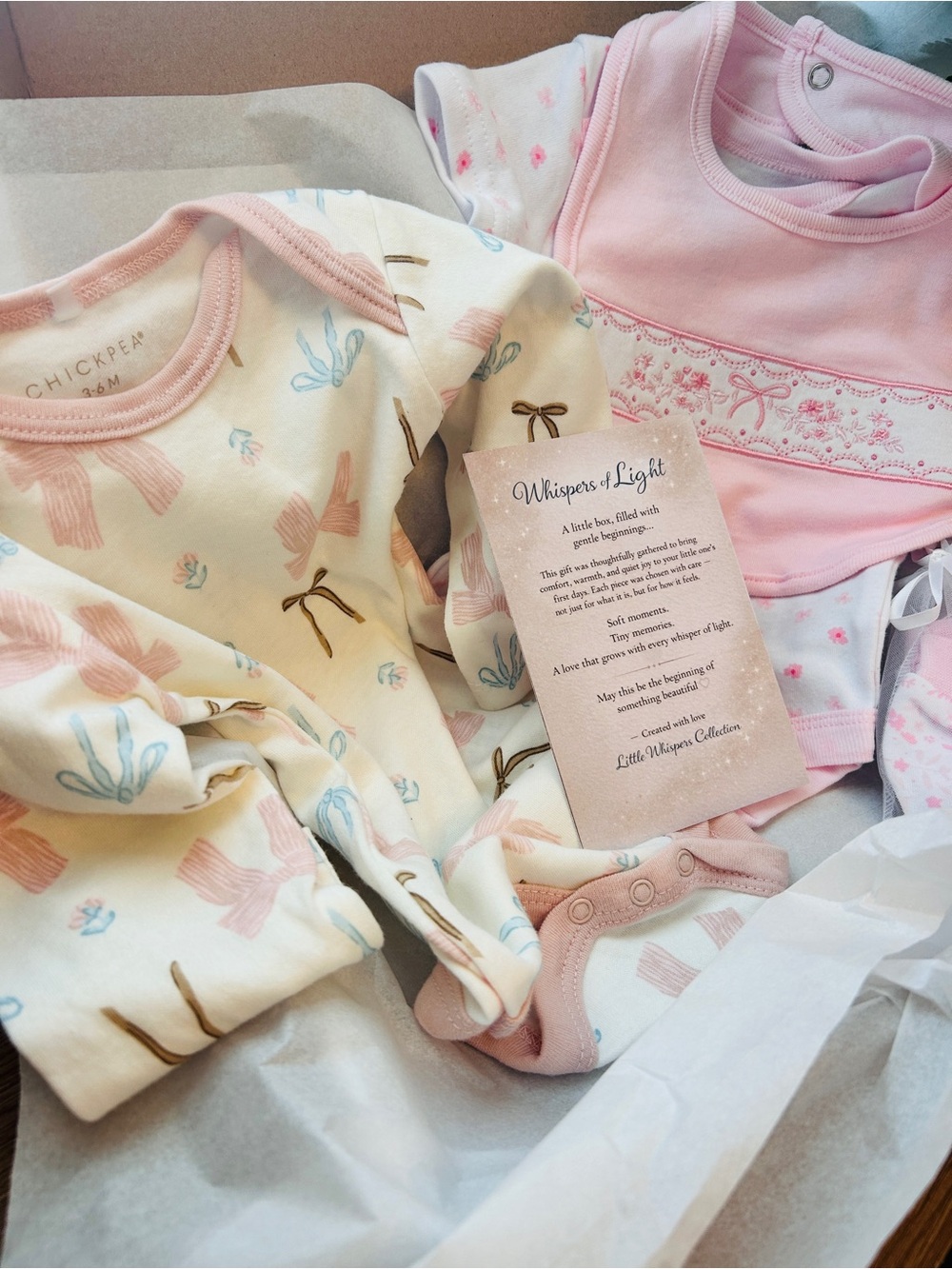 Baby Girl Gift Set 0-3M 3-6M Pink Floral Layette NWOT - Picture 4 of 8